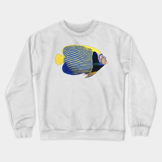 Emperor Angel Ladyfish Crewneck Sweatshirt by Rosiethekitty13